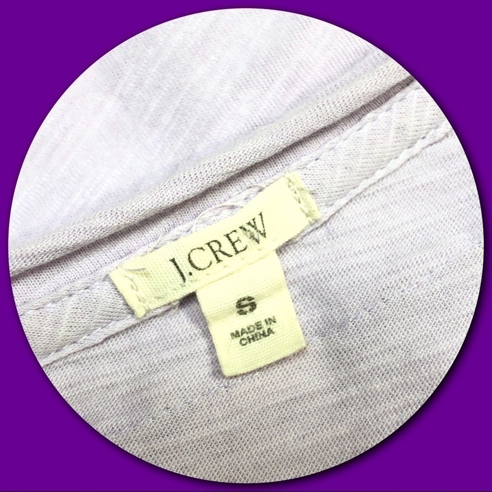 J. Crew T-Shirt Top with Ribbon Flowers Design - Picture 6 of 6